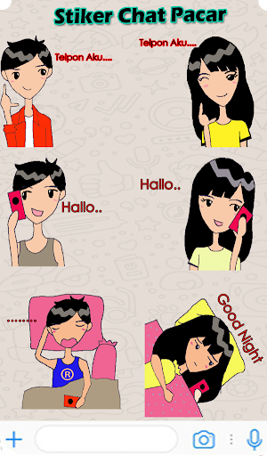 Sticker Chat Pacar - WaStickersApp Screenshot 2