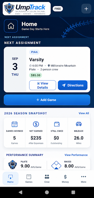 UmpTrack Screenshot 0