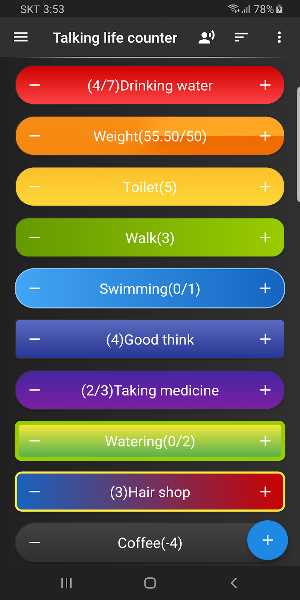Daily Counter -Tally, Diary Screenshot 0