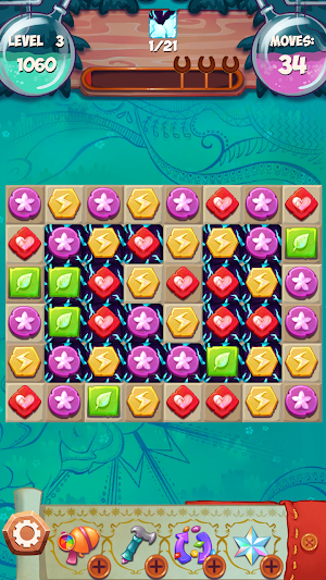 Unicorn Forest Fruit Match 3 Screenshot 1