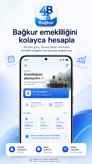 Bağkur Emeklilik Hesaplama Screenshot 0