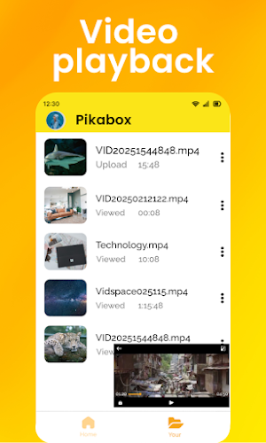 Pikabox: Cloud Space & Live TV Screenshot 1