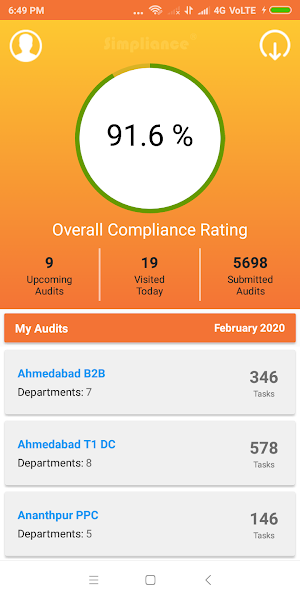 Simpliance Audit - BigBasket Screenshot 1