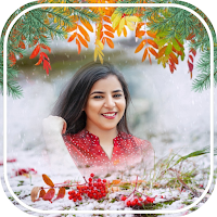 Snowfall Photo Frame