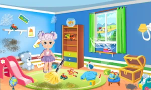 Messy Home Cleanup Doll House Screenshot 1