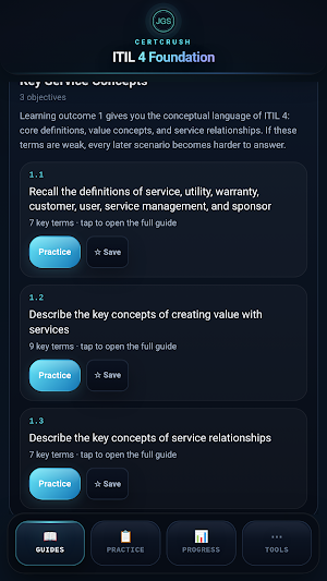 CertCrush: ITIL 4 Foundation Screenshot 1