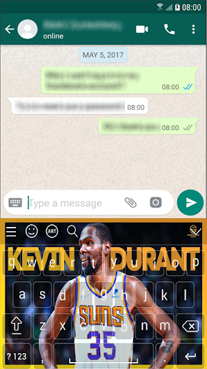 Kevin Durant Suns Keyboard NBA Screenshot 2
