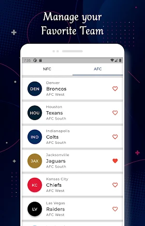 Jacksonville - Football Live Score & Schedule Screenshot 2