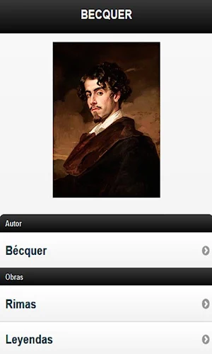 Gustavo Adolfo Becquer Screenshot 0