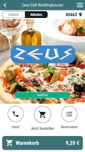 Zeus Grill Recklinghausen Screenshot 0