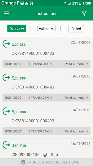 Connexis Cash Mobile Screenshot 2