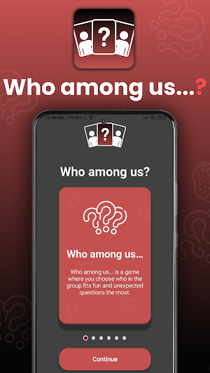 Who Among Us? Party Game Screenshot 1
