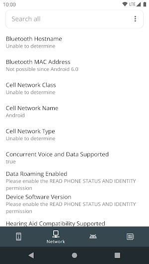 Device Info Screenshot 1
