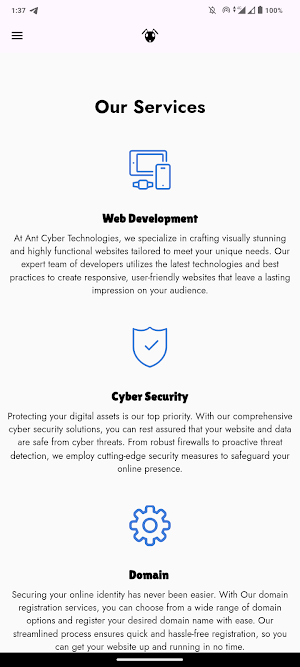 Ant Cyber Technologies Screenshot 2