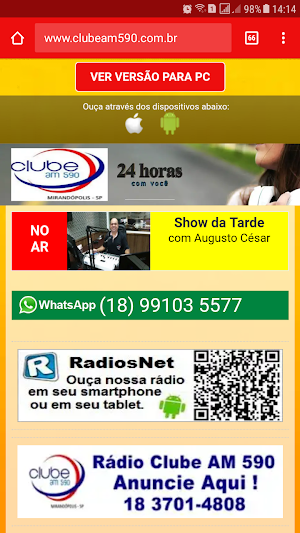 Clube Am 590 Screenshot 2