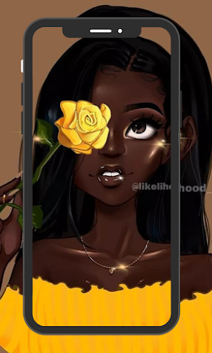 Girly Melanin Wallpaper Screenshot 0