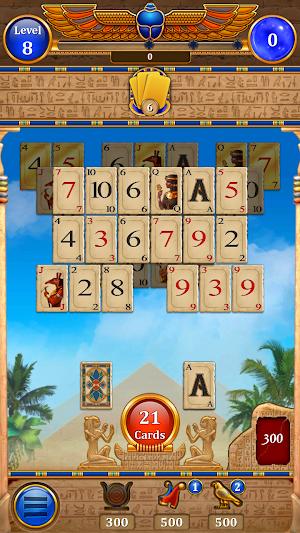 Card of the Pharaoh - Free Solitaire Card Game Screenshot 1