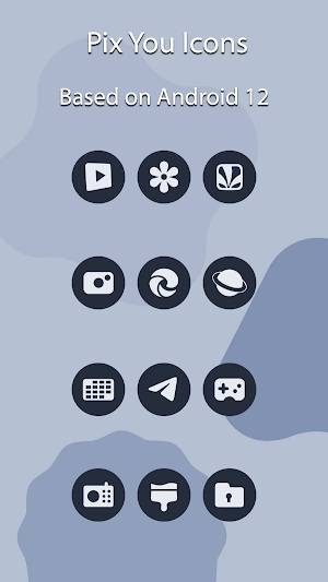 Pix You Clay Dark Icons Screenshot 2