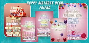 Happy birthday dear friend Screenshot 1