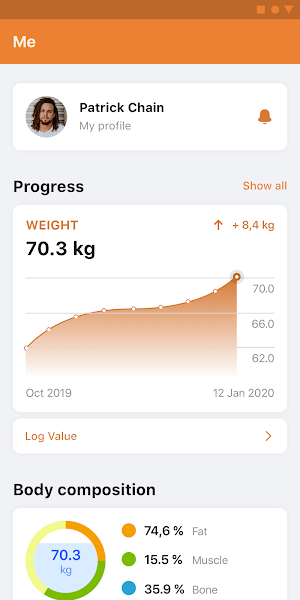 Xsports fitness Trainings-App Screenshot 2