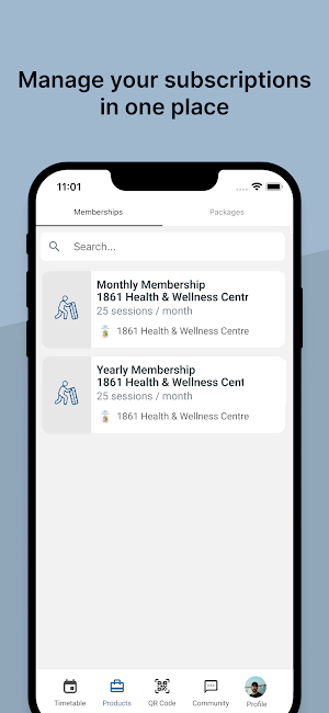 1861 Health & Wellness Centre Screenshot 3