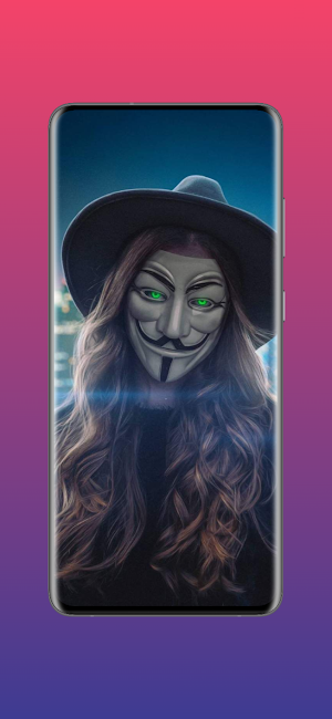 Hacker Anonymous Wallpaper HD Screenshot 3