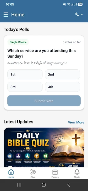 Emmanuel Ministries Hyderabad Screenshot 0