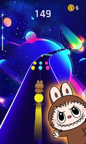 Labubu Dancing Ball Color Road Screenshot 0