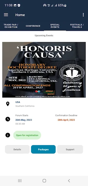 Tarj Events Screenshot 3