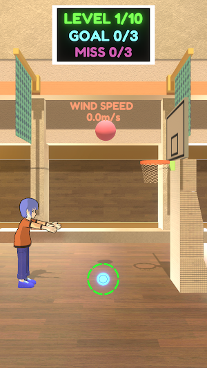 Basketball Easy FreeThrowGame Screenshot 2