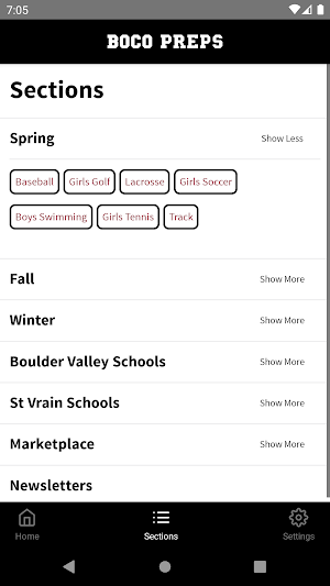 Boulder County Preps Screenshot 2