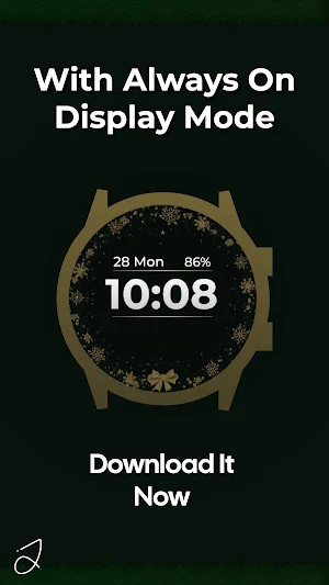 Simple Christmas Watch Face Screenshot 3