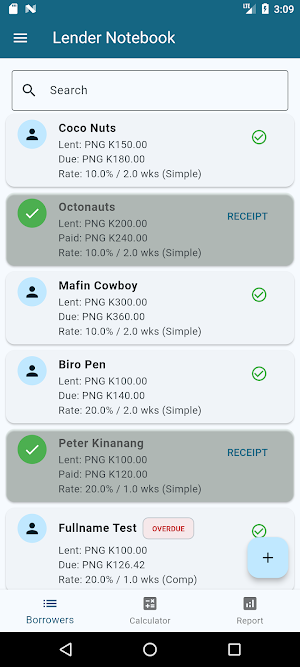 Lender Notebook Screenshot 0