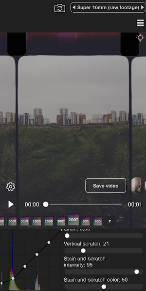 Super 16 - vintage 16mm, 8mm film camera Screenshot 1