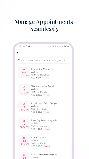 eBeauty Solutions Screenshot 3