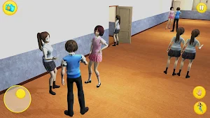 Anime High School: Girl Game Screenshot 1