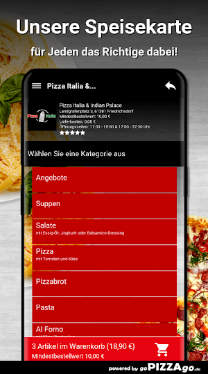Pizza Italia - Indian Palace F Screenshot 3