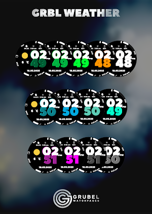 GRBL Weather Watchface Screenshot 3