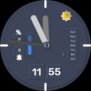 Modern Hybrid Watch Face Screenshot 1