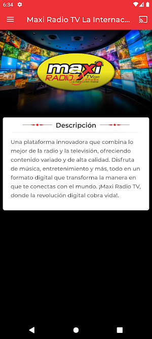Maxi Radio TV La Internacional Screenshot 1