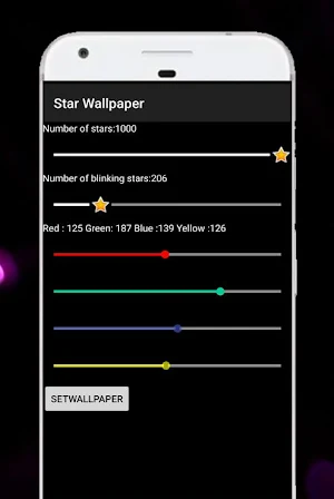 3D Star effect Wallpaper Screenshot 1