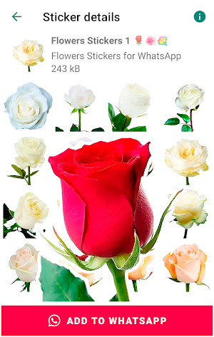 Flowers Stickers for WhatsApp Screenshot 0