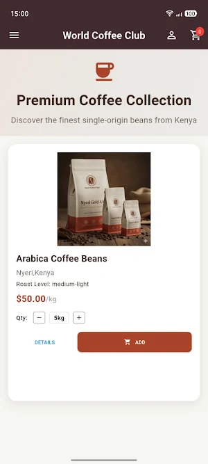 World Coffee Club Screenshot 2