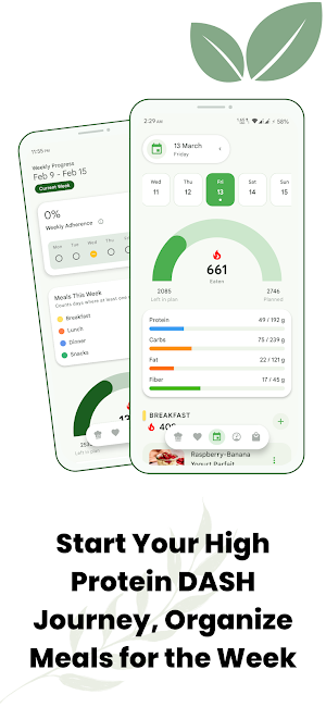 High Protein DASH Diet Recipes Screenshot 1