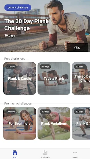 The Plank Challenge - 30 Day Workout Plan Screenshot 0