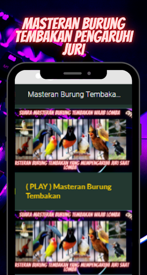 Masteran Burung Tembakan Screenshot 0