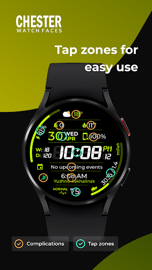 Chester Sport Pro watch face Screenshot 3