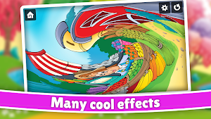 Kids Farm Animal Color Scratch Screenshot 1