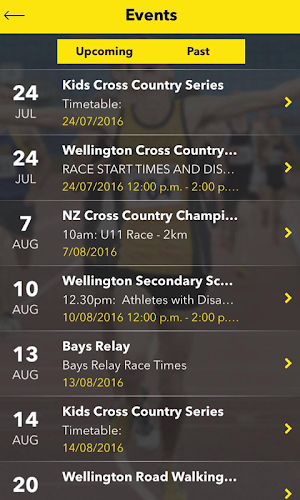 Athletics Wgtn Screenshot 3