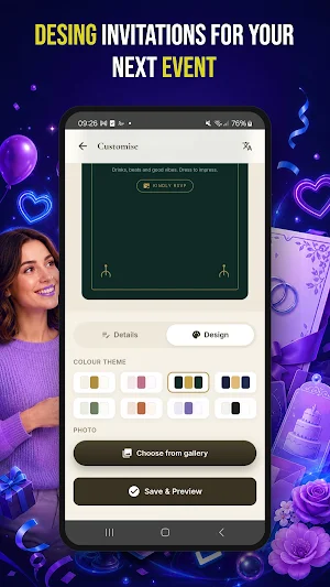 Invitation Maker: RSVP Cards Screenshot 1